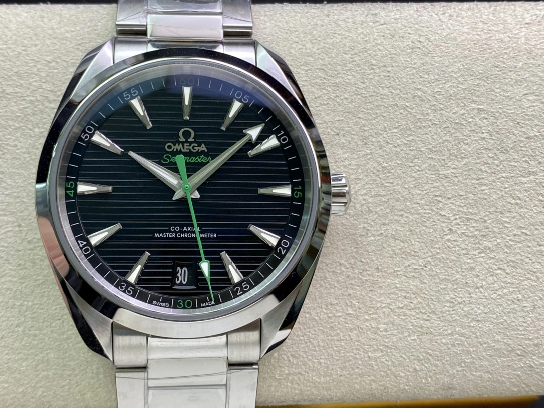 CBD Factory Omega Seamaster Aqua Terra 150M 41mm Black Horizontal Teak Dial Green Seconds Hand Stainless Steel Bracelet (231.10.42.21.01.004) 1:1 Super Clone – DD8900 Movement Bright 235